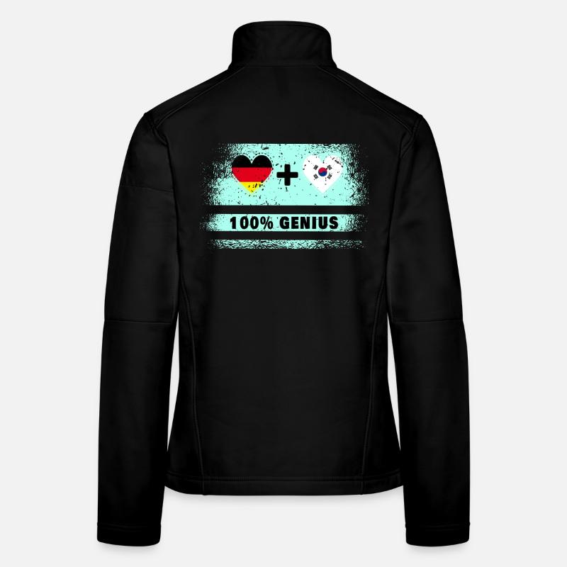 Allemagne et Corée du Sud Genial / Cadeau Veste en tissu softshell Femme