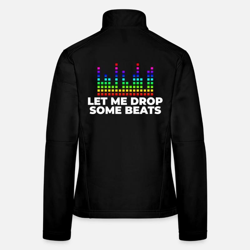 Musique DJ Veste en tissu softshell Femme