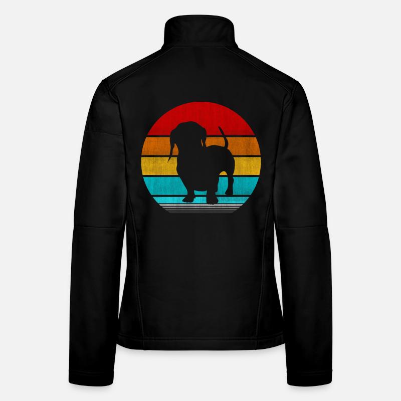 teckel Veste en tissu softshell Femme