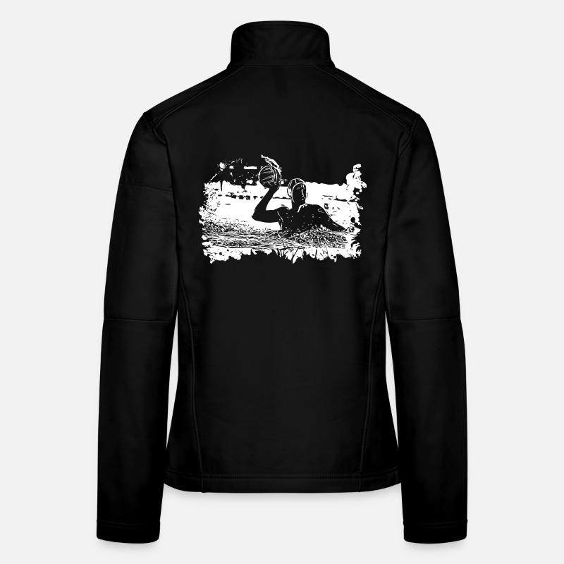 Wasserballer - Frauen Softshelljacke - Schwarz