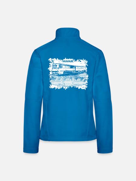 Ikarus Bus articulated bus - Women's Softshell Jacket - black - Back