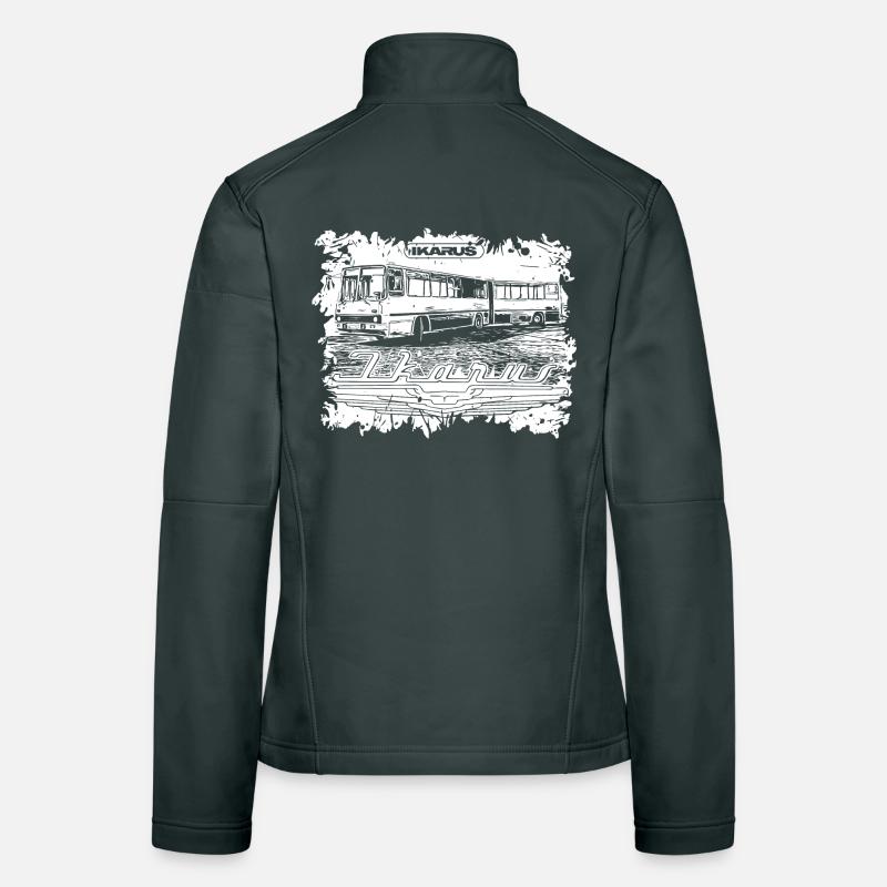 Bus articulé Ikarus Bus Veste en tissu softshell Femme