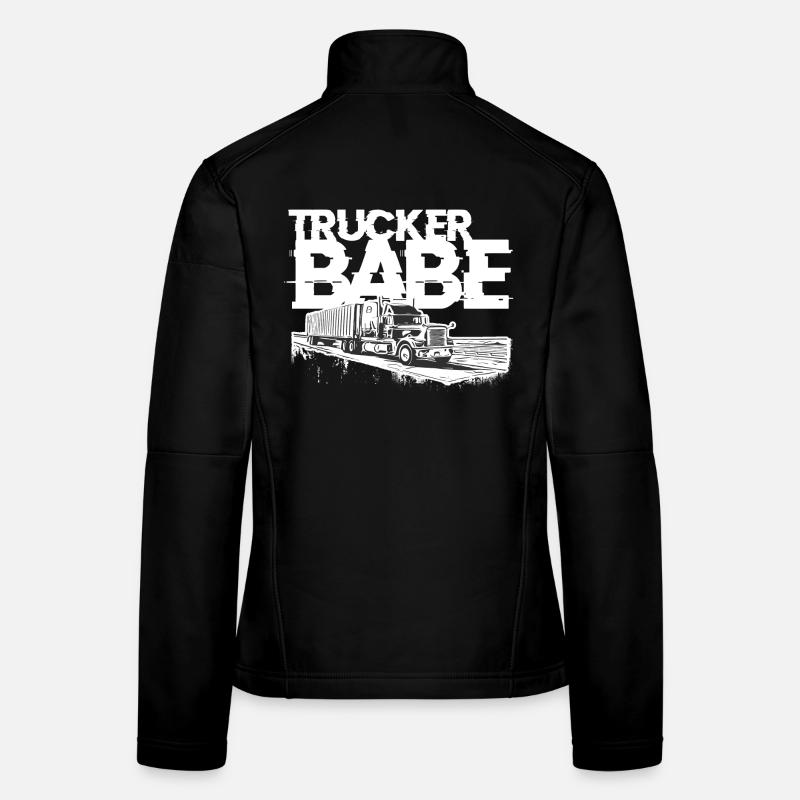 Camionneur Babe Veste en tissu softshell Femme