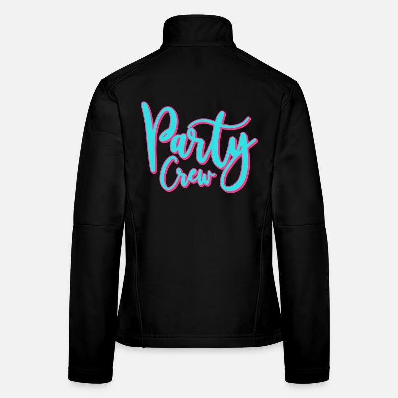 Partycrew / Party Crew - Frauen Softshelljacke - Schwarz