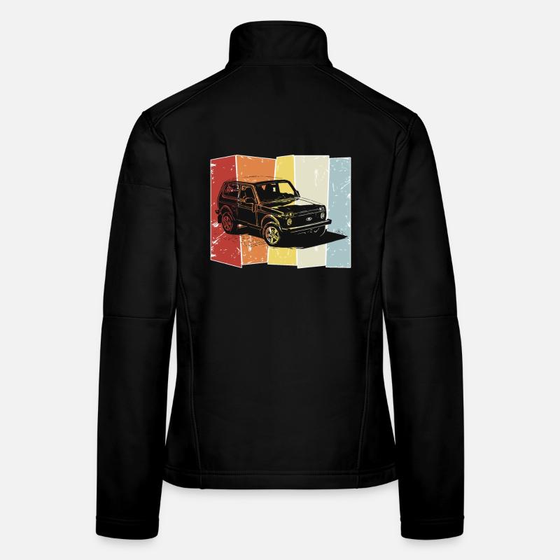 Lada Niwa - Frauen Softshelljacke - Schwarz
