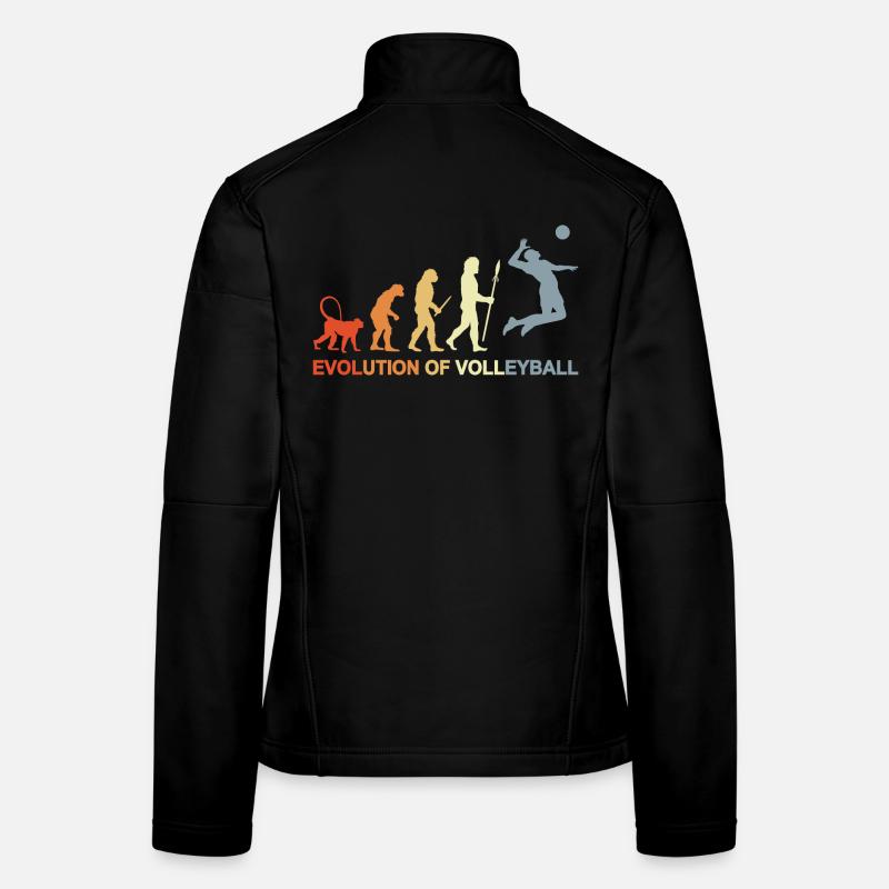 Evolution of a volleyball player Women's Softshell Jacket