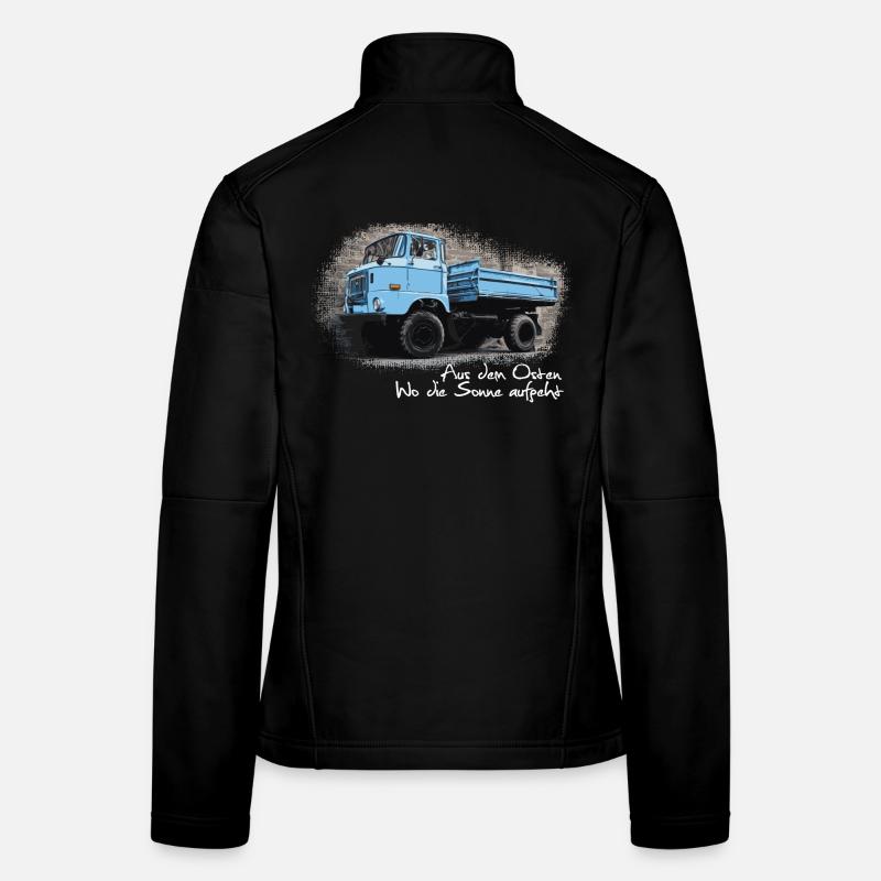 W50 - De l’Est - Là où le soleil se lève Veste en tissu softshell Femme