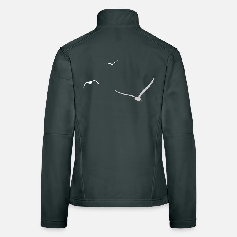 Drei Möwen | Möwe | Farben einstellbar Frauen Softshelljacke