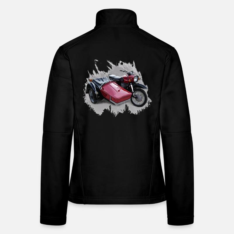 Simson Schwalbe Duo - Frauen Softshelljacke - Schwarz