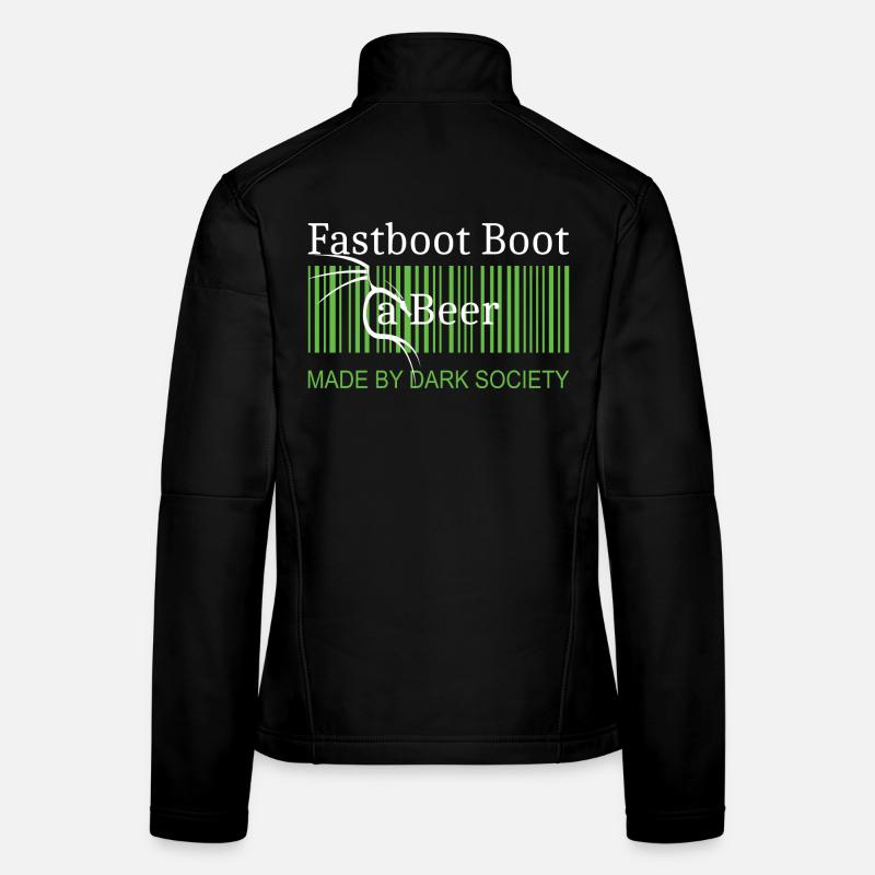 Fastboot Boot a Beer Women's Softshell Jacket