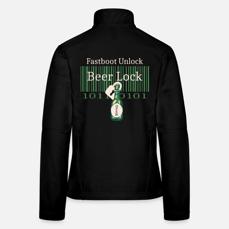 Hacker Bier Schloss Frauen Softshelljacke