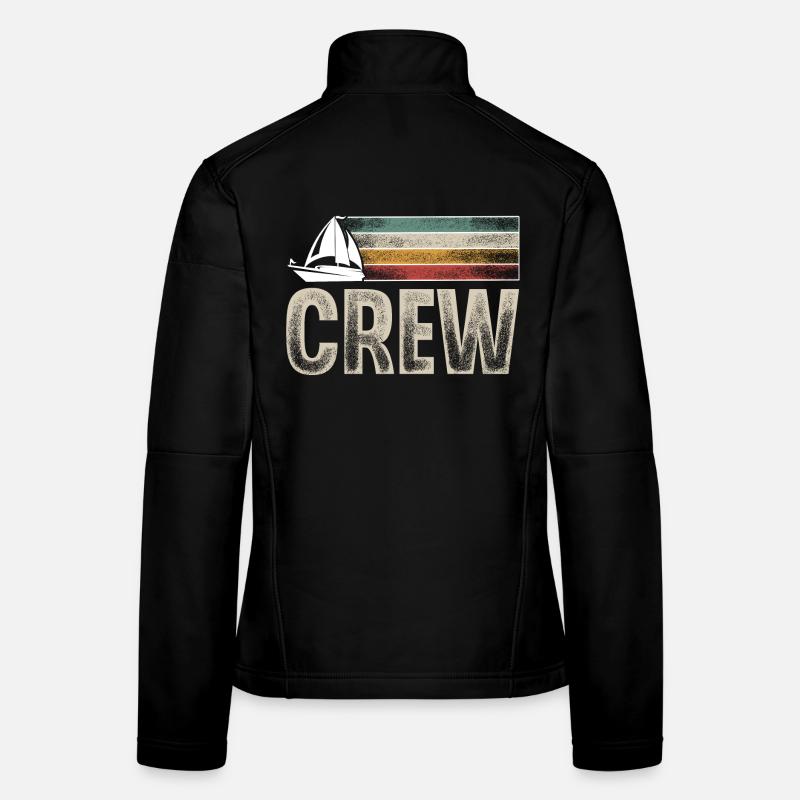 Sailing Sailor Sailboat Crew Women's Softshell Jacket