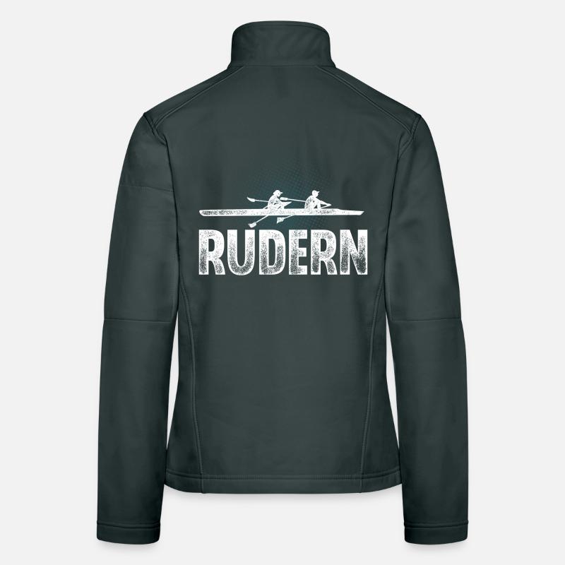 Rudern Ruderer Ruderboot Frauen Softshelljacke