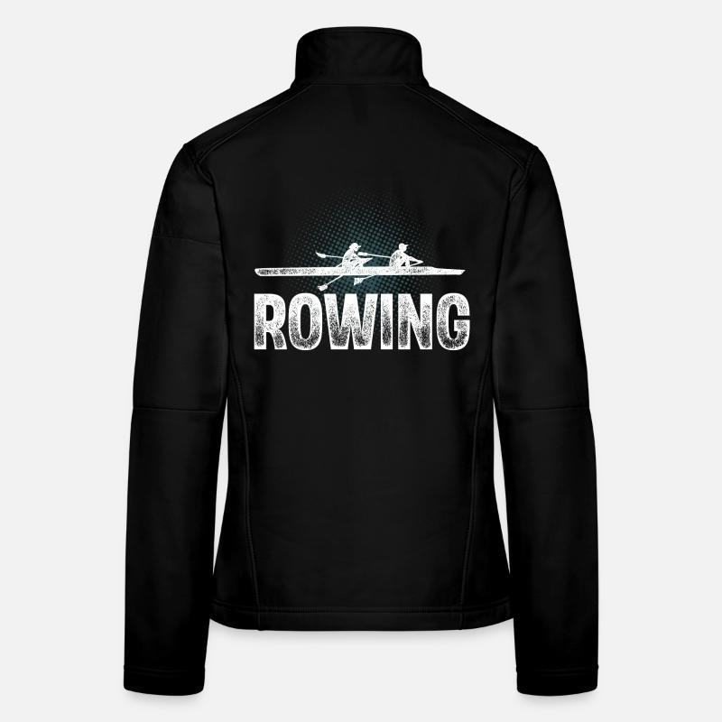 Rudern Ruderer Ruderboot Frauen Softshelljacke