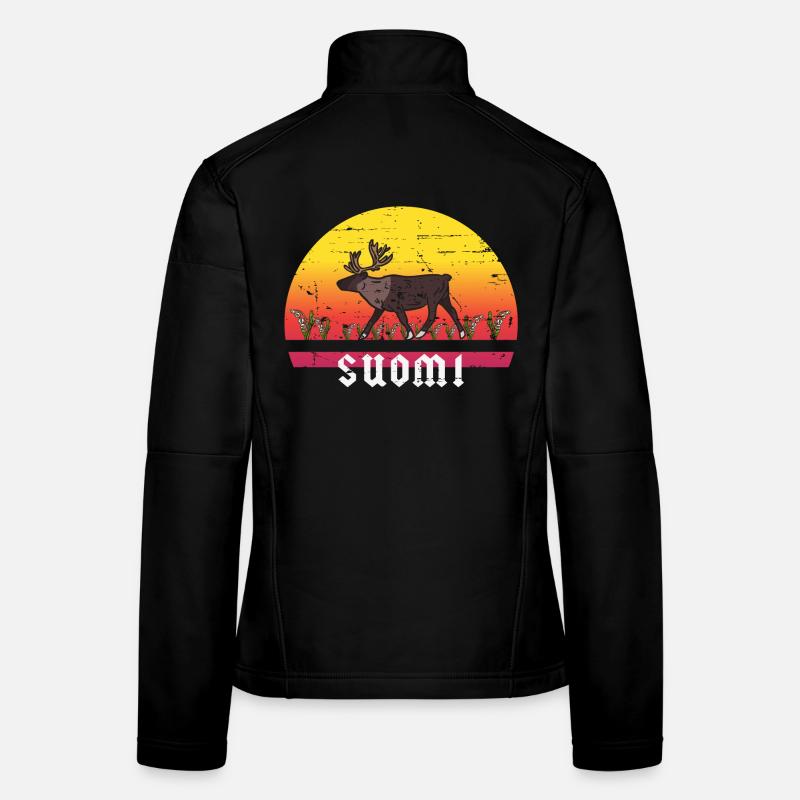 Finnland Urlaub Frauen Softshelljacke
