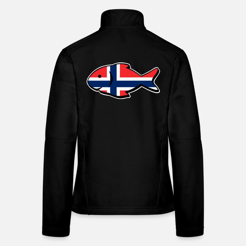 Norvège Pêche Pêche à la ligne Pêche Veste en tissu softshell Femme