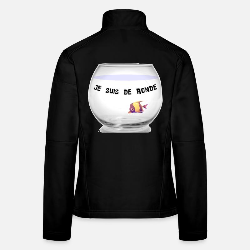 Poisson Veste en tissu softshell Femme
