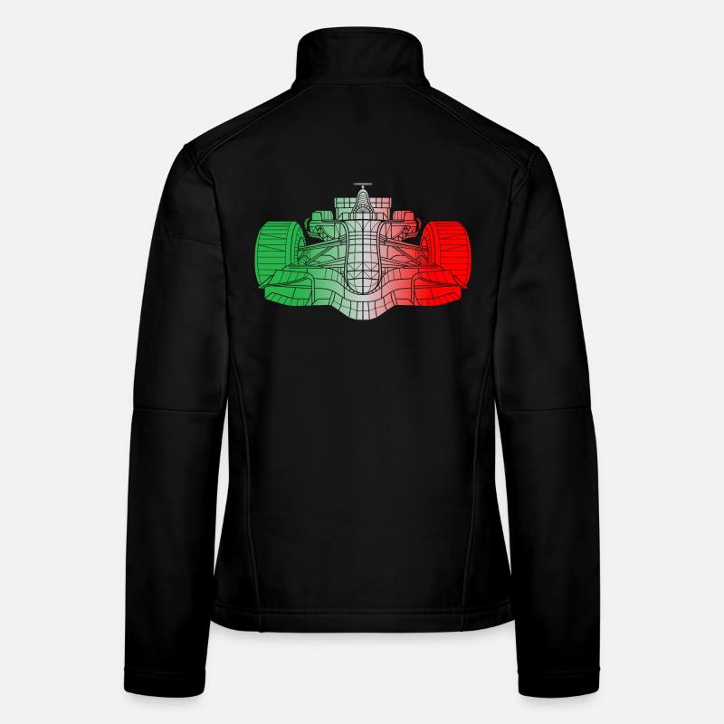 Italie Voitures de course Veste en tissu softshell Femme