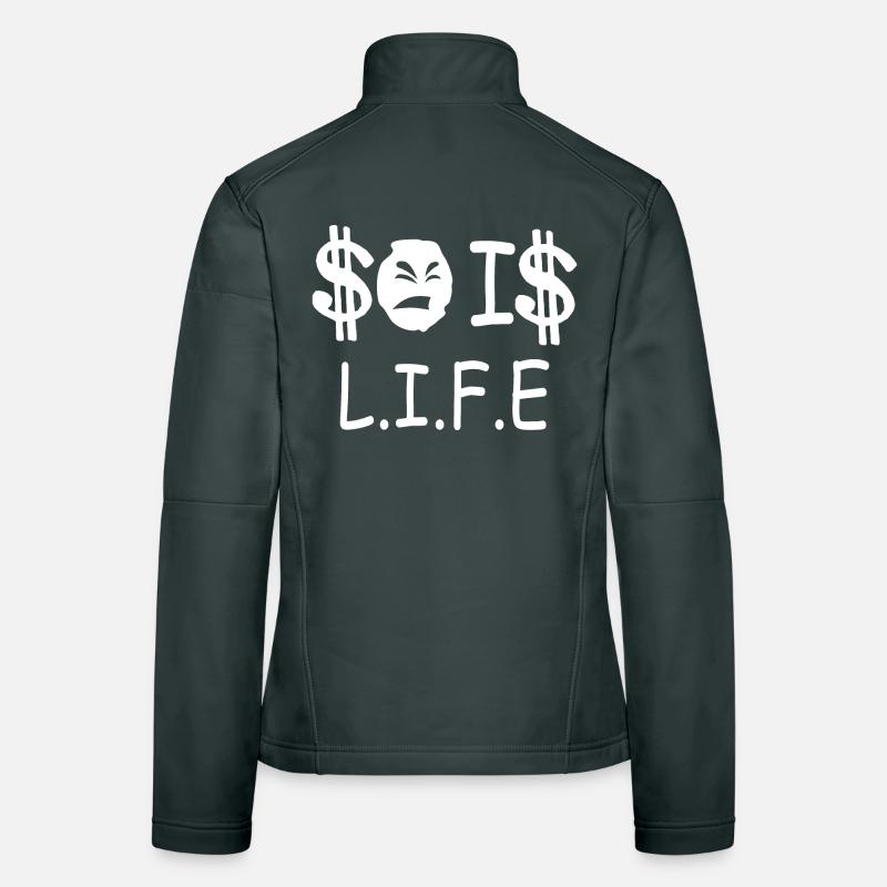 C’est la vie Veste en tissu softshell Femme