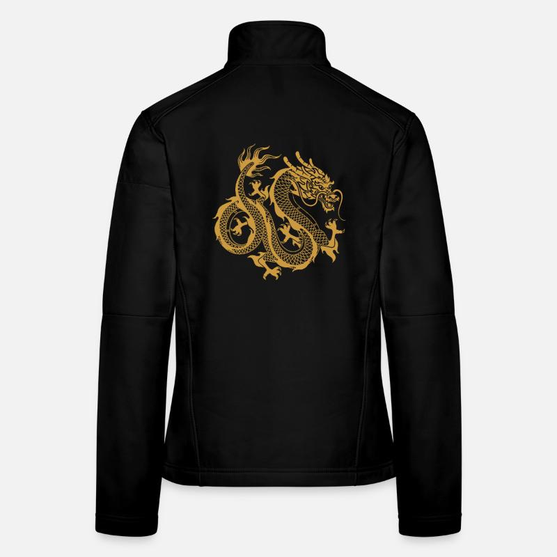 Chinese dragon Women's Softshell Jacket