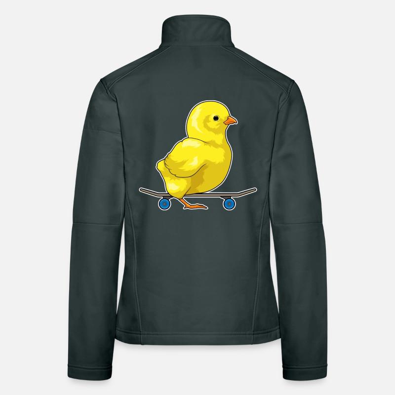 Chick Skater Skateboard Veste en tissu softshell Femme