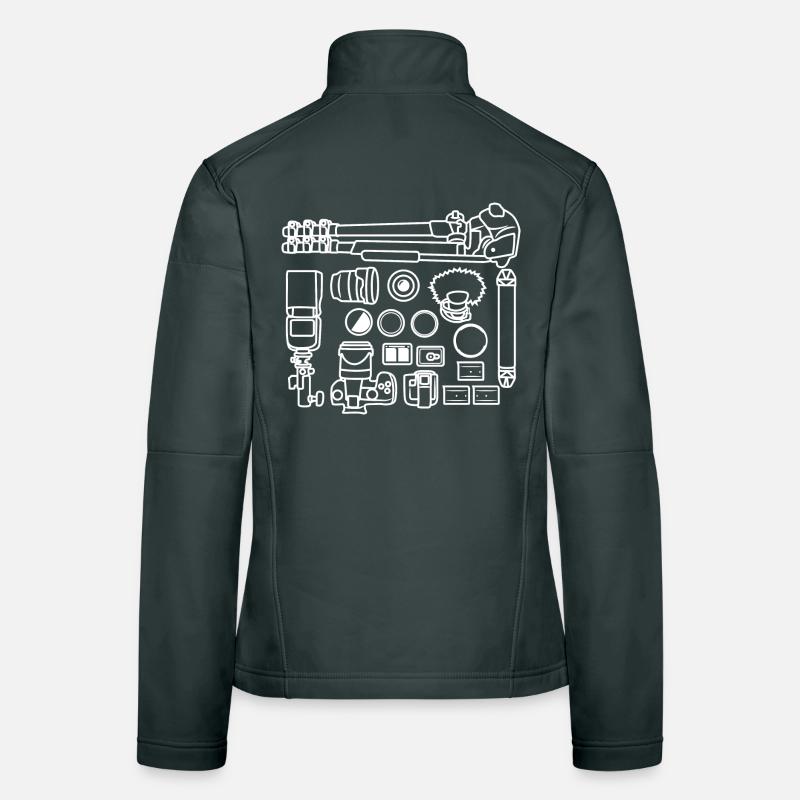 Camera Equipment Women's Softshell Jacket