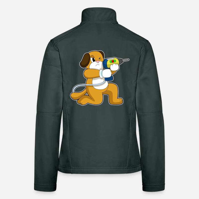 Exercice d’artisan canin Veste en tissu softshell Femme