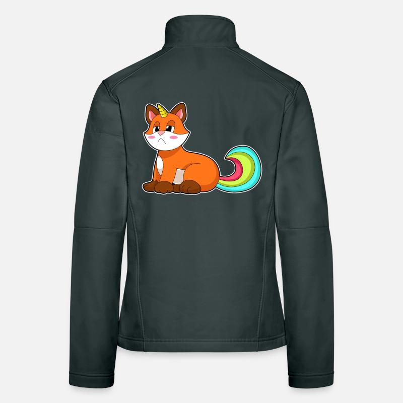 Fuchs Einhorn Frauen Softshelljacke