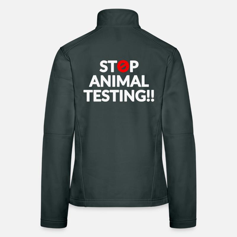 Stop Animal Testing Women's Softshell Jacket