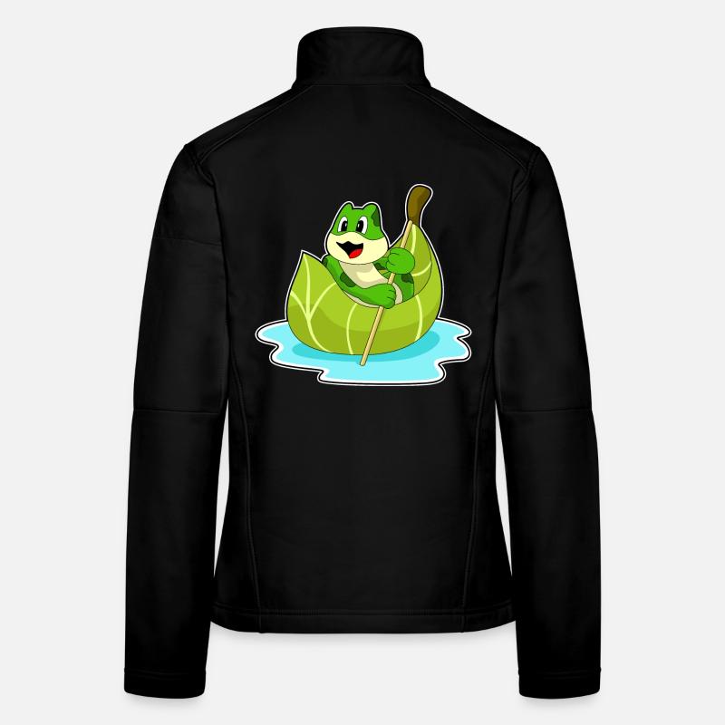 Bateau grenouille Veste en tissu softshell Femme