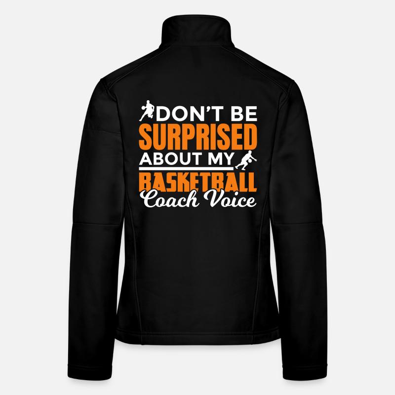 Basketball Coach Voice Women's Softshell Jacket