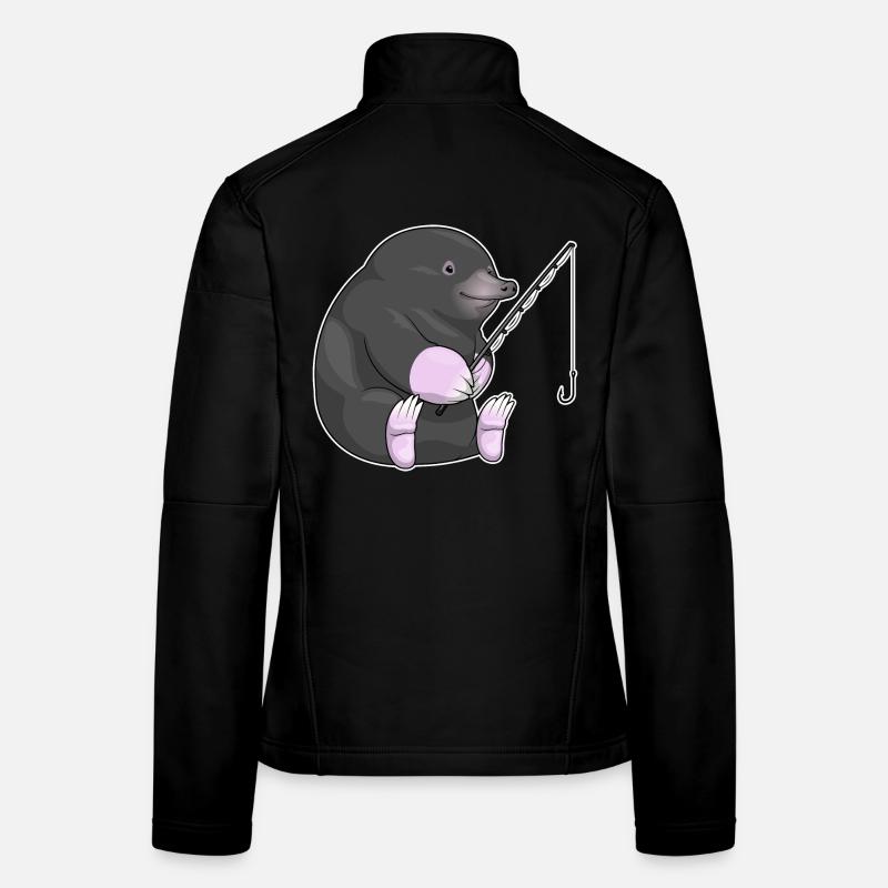 Canne à pêche Mole Angler Canne à pêche Veste en tissu softshell Femme