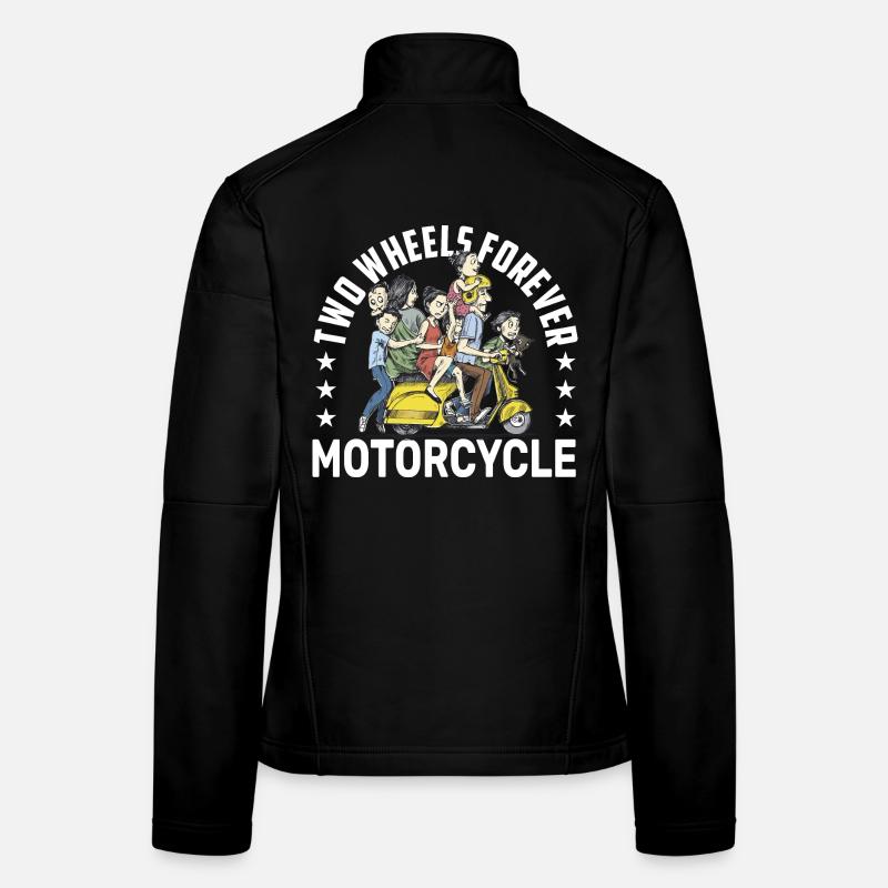 Scooter Crew Parade Biker Motorradfahrer Roller Frauen Softshelljacke