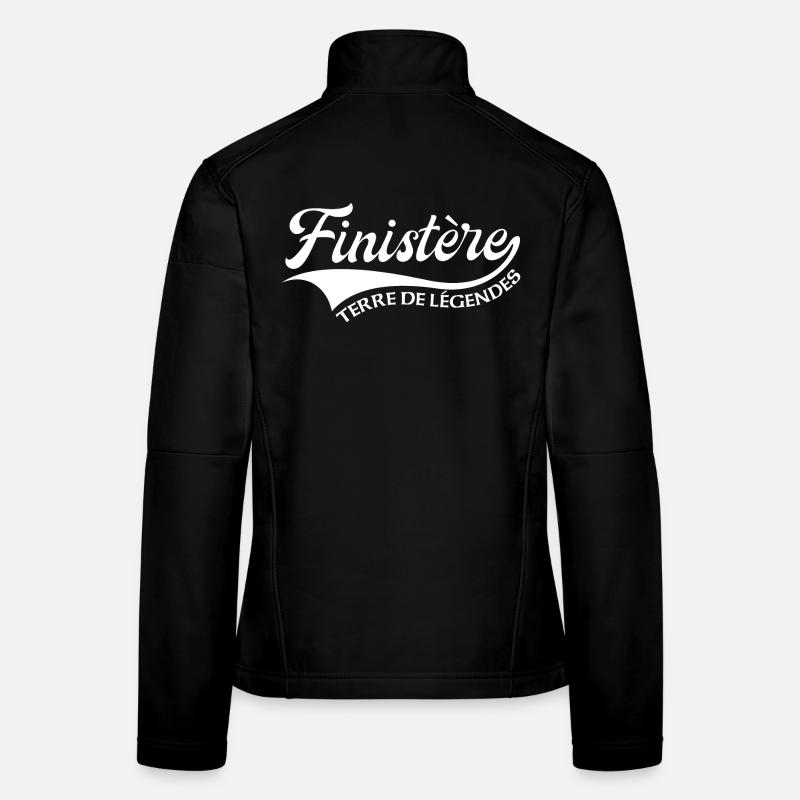 Finistère Terre de légendes Veste en tissu softshell Femme