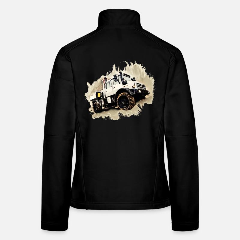 Unimog LKW - Frauen Softshelljacke - Schwarz