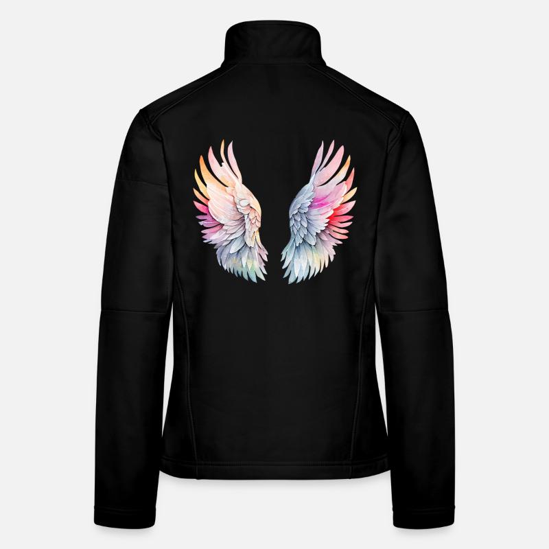 Angel s wings - Women's Softshell Jacket - black