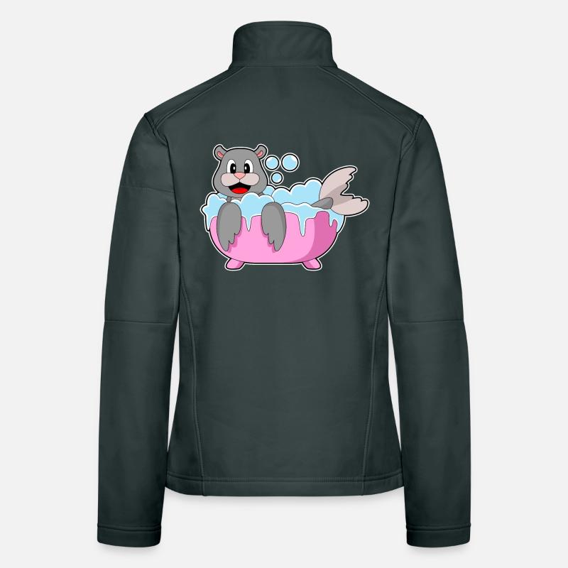 Baignoire scellée Veste en tissu softshell Femme