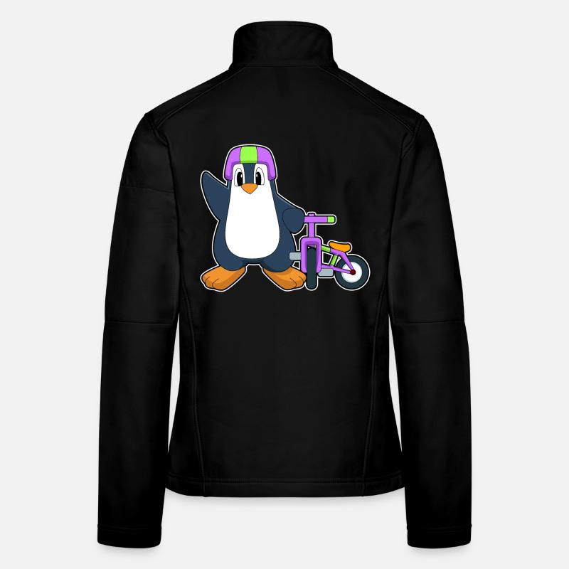 Vélo Pingouin Veste en tissu softshell Femme