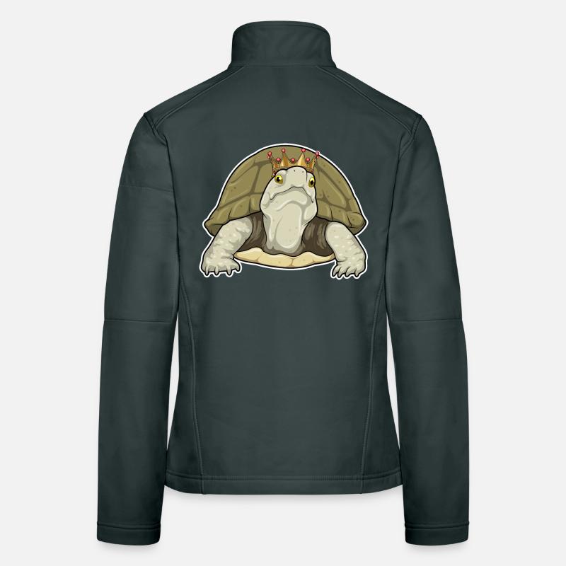 Couronne de Tortue Veste en tissu softshell Femme