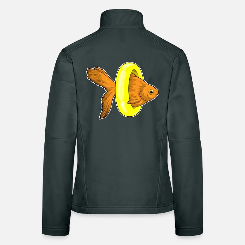 Bouée de sauvetage de natation Goldfish Veste en tissu softshell Femme