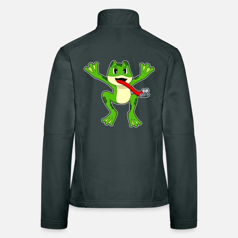 Frosch Fliege Frauen Softshelljacke