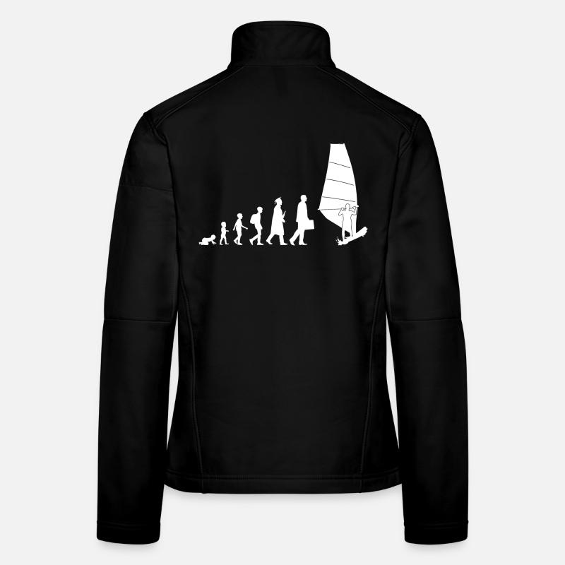 Évolution de la planche à voile Veste en tissu softshell Femme
