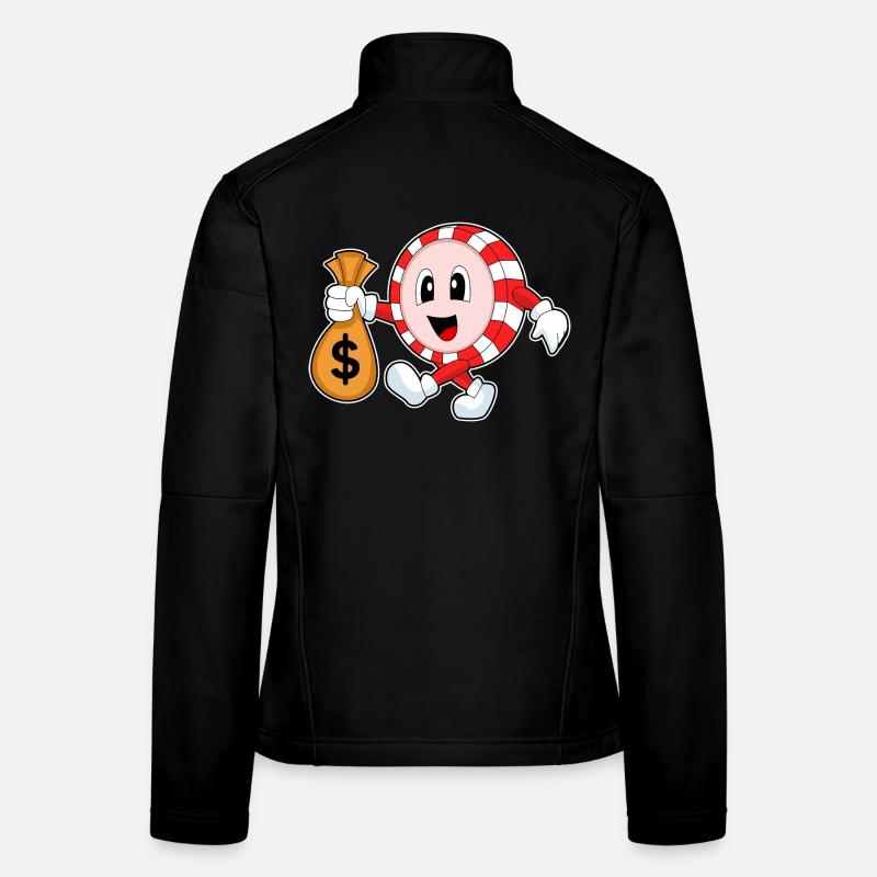 Poker Pokerchips - Frauen Softshelljacke - Schwarz
