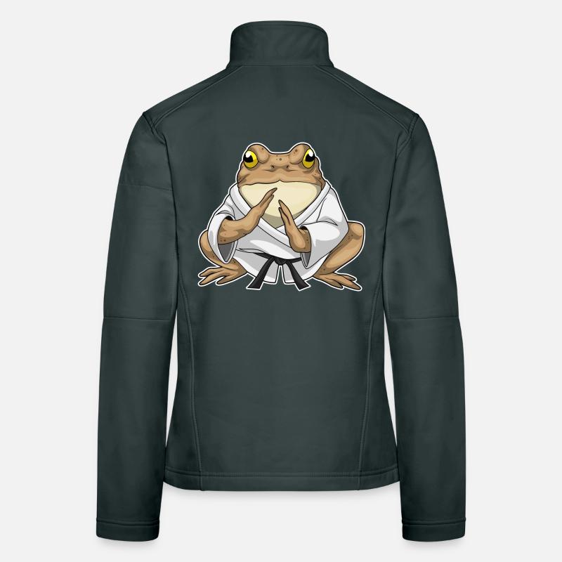 Frosch Karate Kampfsport Frauen Softshelljacke