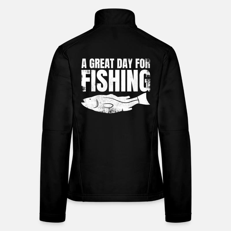 Une belle journée de pêche Veste en tissu softshell Femme