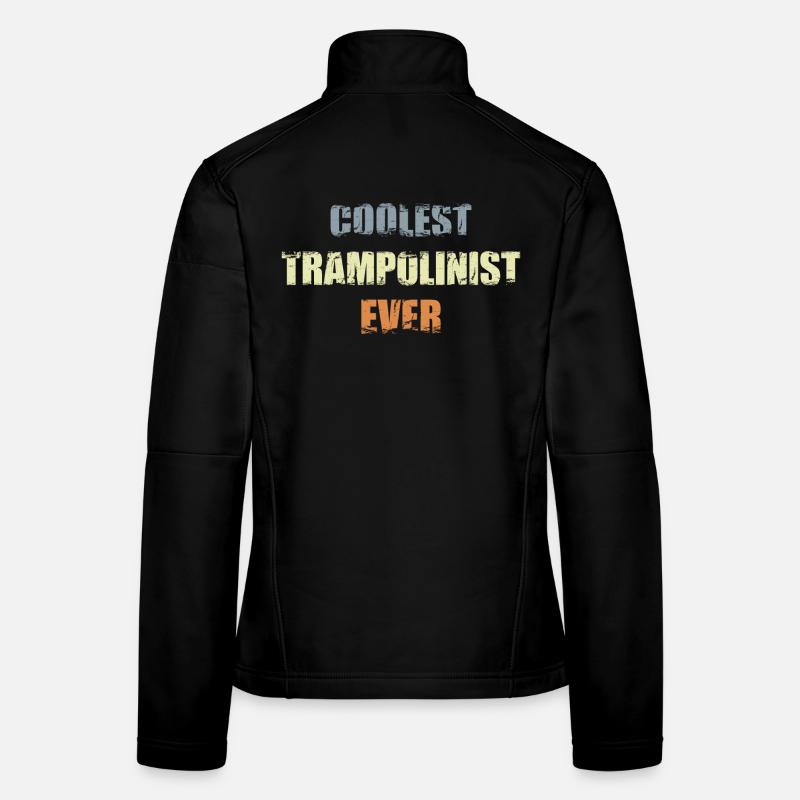 Athlète de trampoline cool Veste en tissu softshell Femme