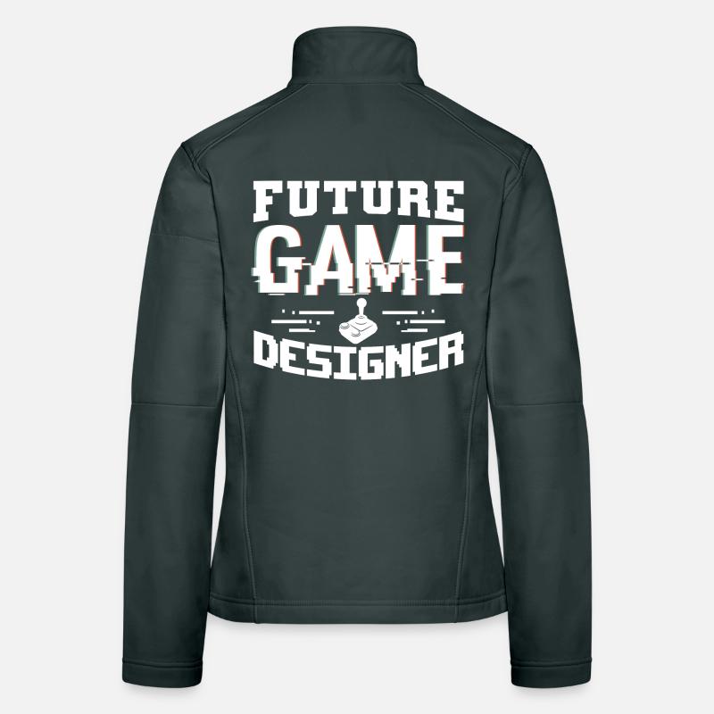Game Designer Junge Frauen Softshelljacke