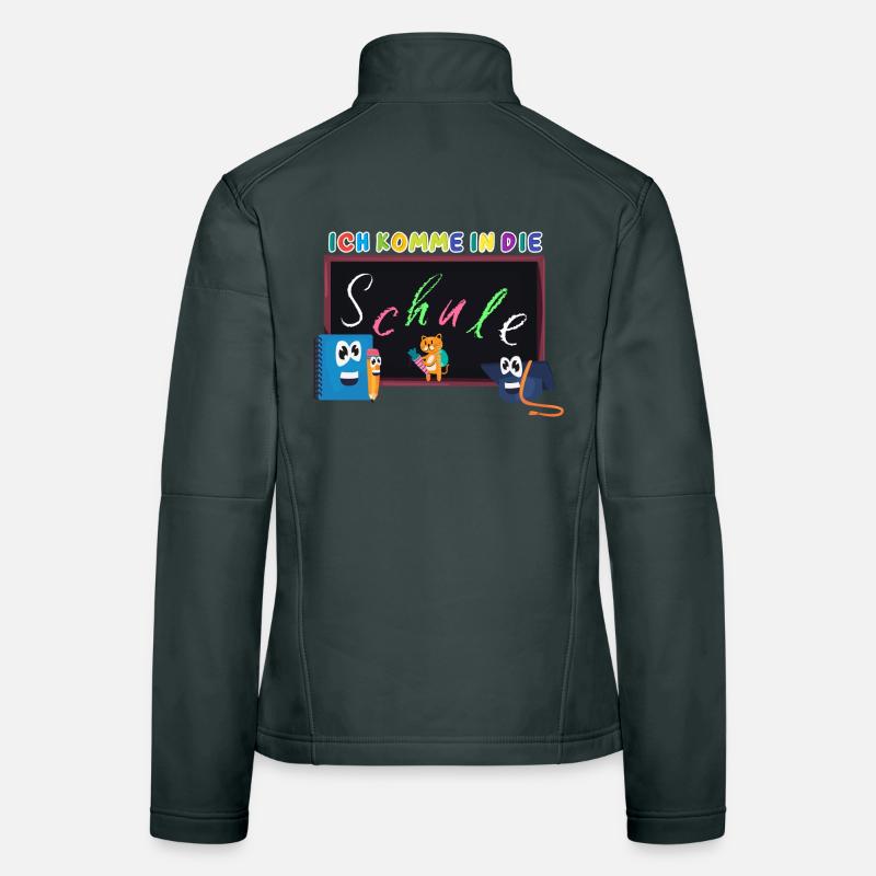 Ich komme in die Schule | Einschulung Schulanfang Frauen Softshelljacke