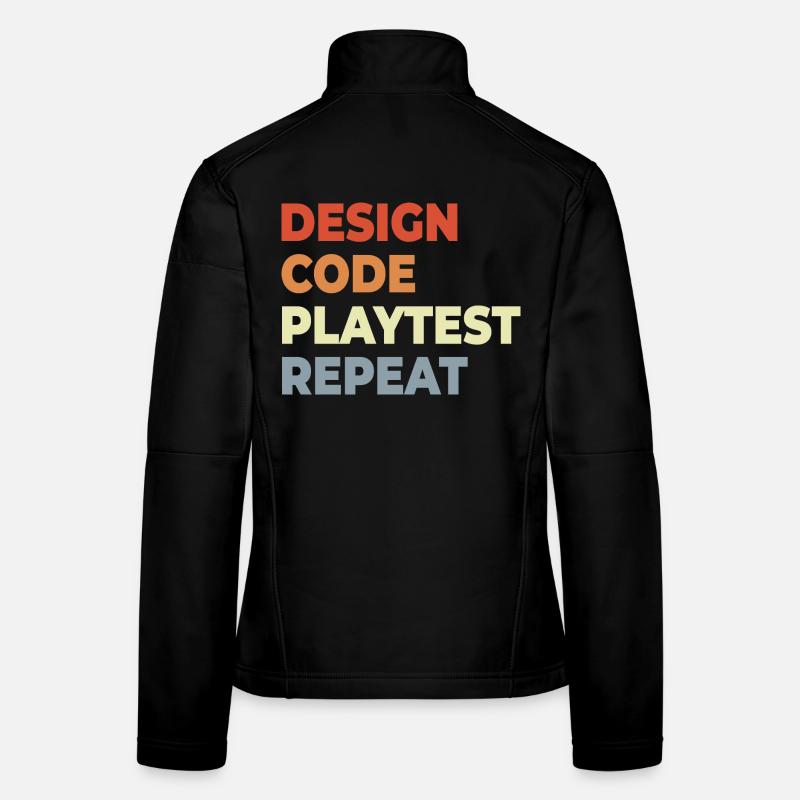 Spielentwicklung Workflow Frauen Softshelljacke
