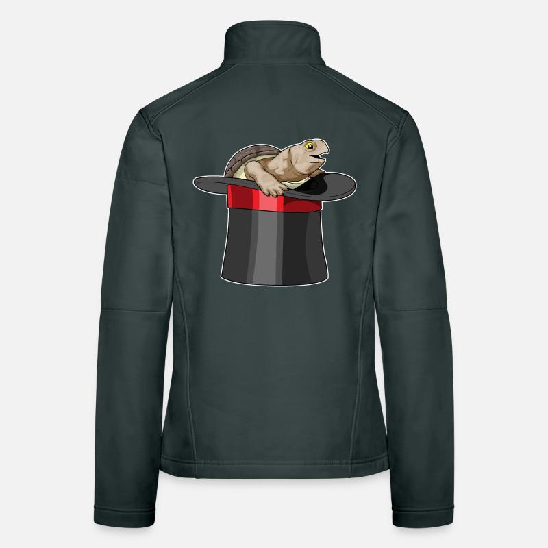 Turtle Wizard Cylinder Women's Softshell Jacket